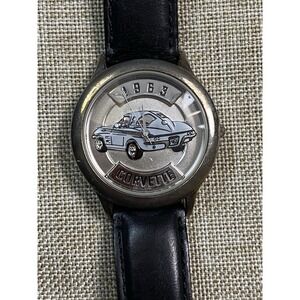 Vintage Men's 1963 Corvette Watch WORKING W/Original Box & Papers